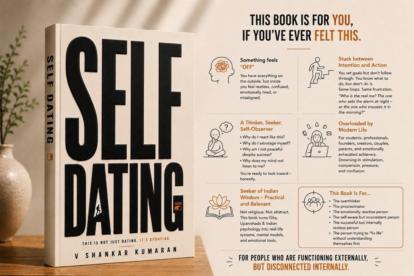 This book is for you if something feels off, you are stuck between intention and action, or you feel overloaded by modern life.