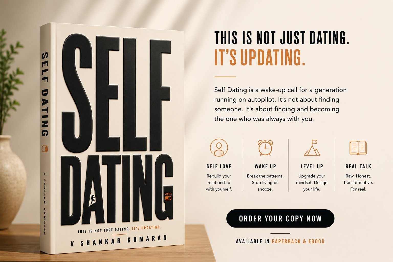 This is not just dating. It's updating. Available in paperback and ebook.